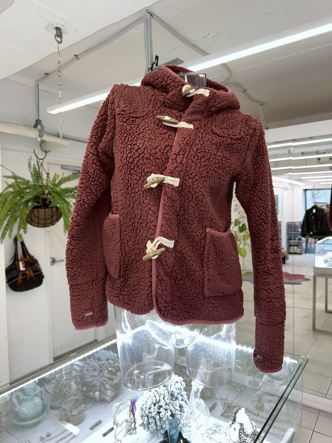 toggle button fleece jacket 상품이미지1