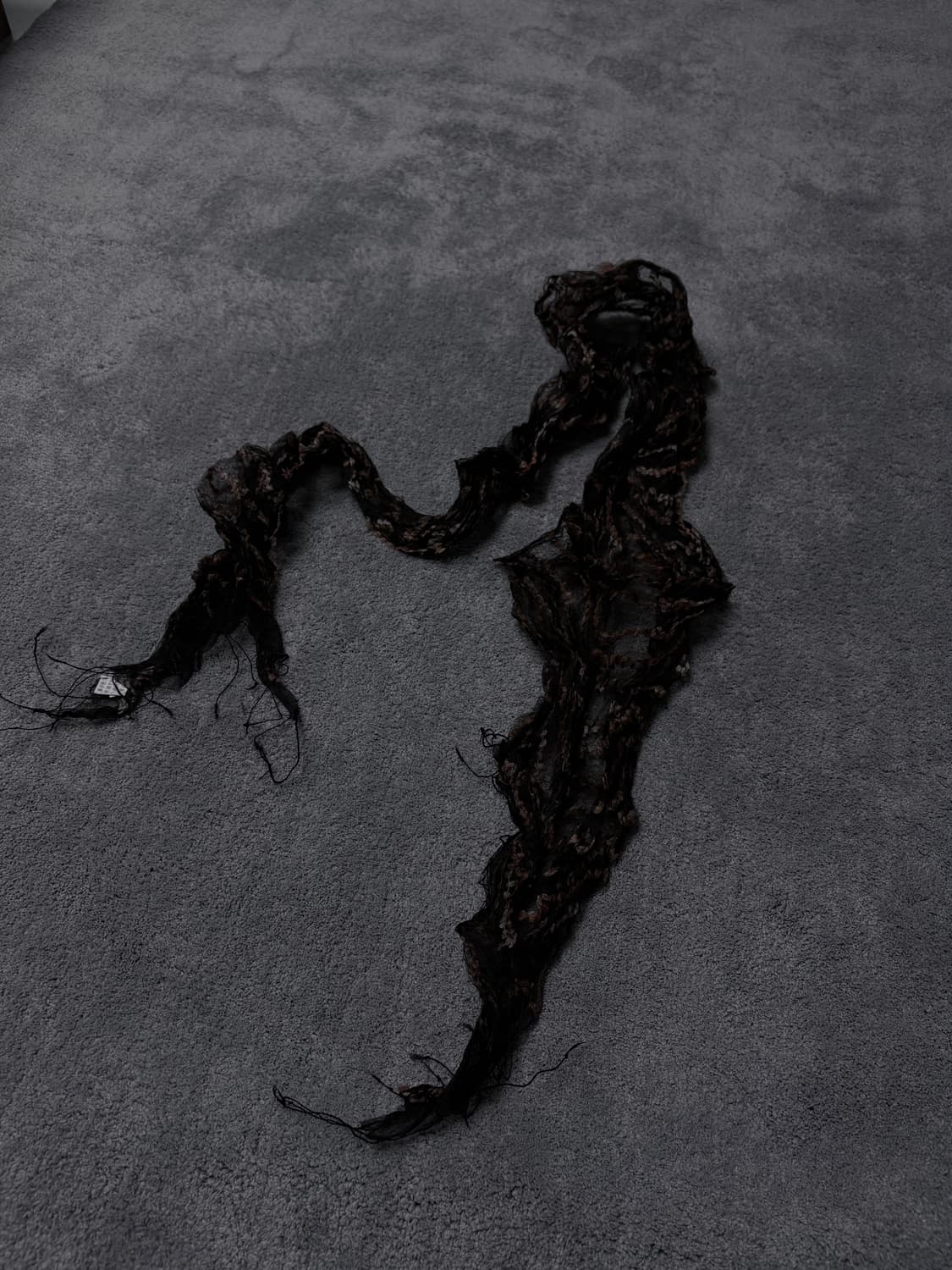 vintafe gothic punk Leaf...scarf 상품이미지1