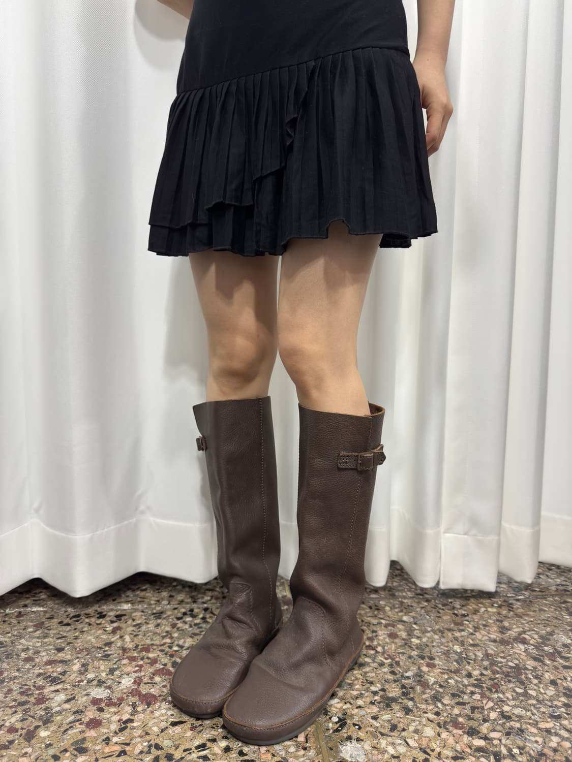 brown leather boots 상품이미지3