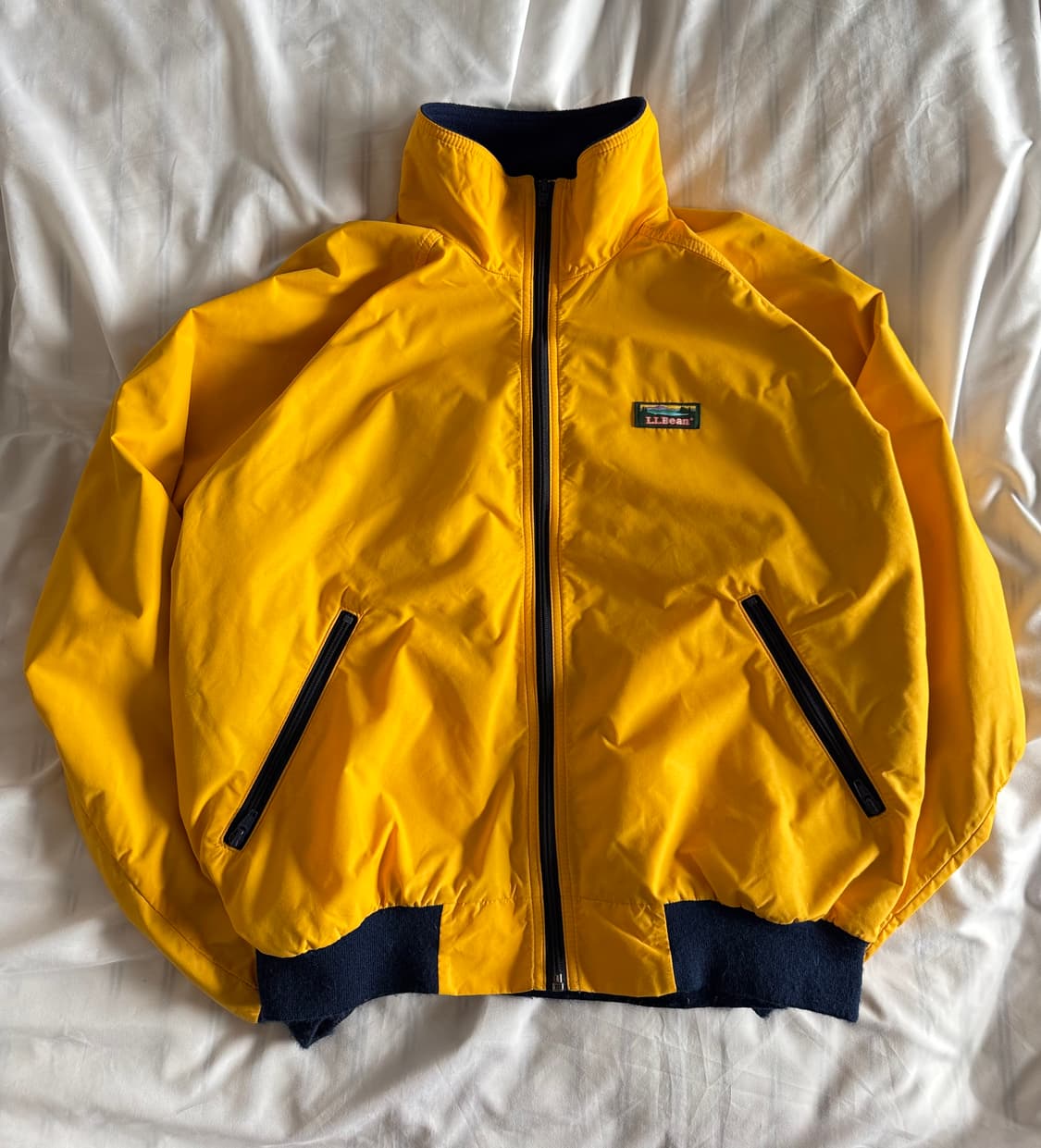 [XL] 90s 엘엘빈 ll bean 쓰리시즌 자켓 옐로우 MIU 상품이미지1