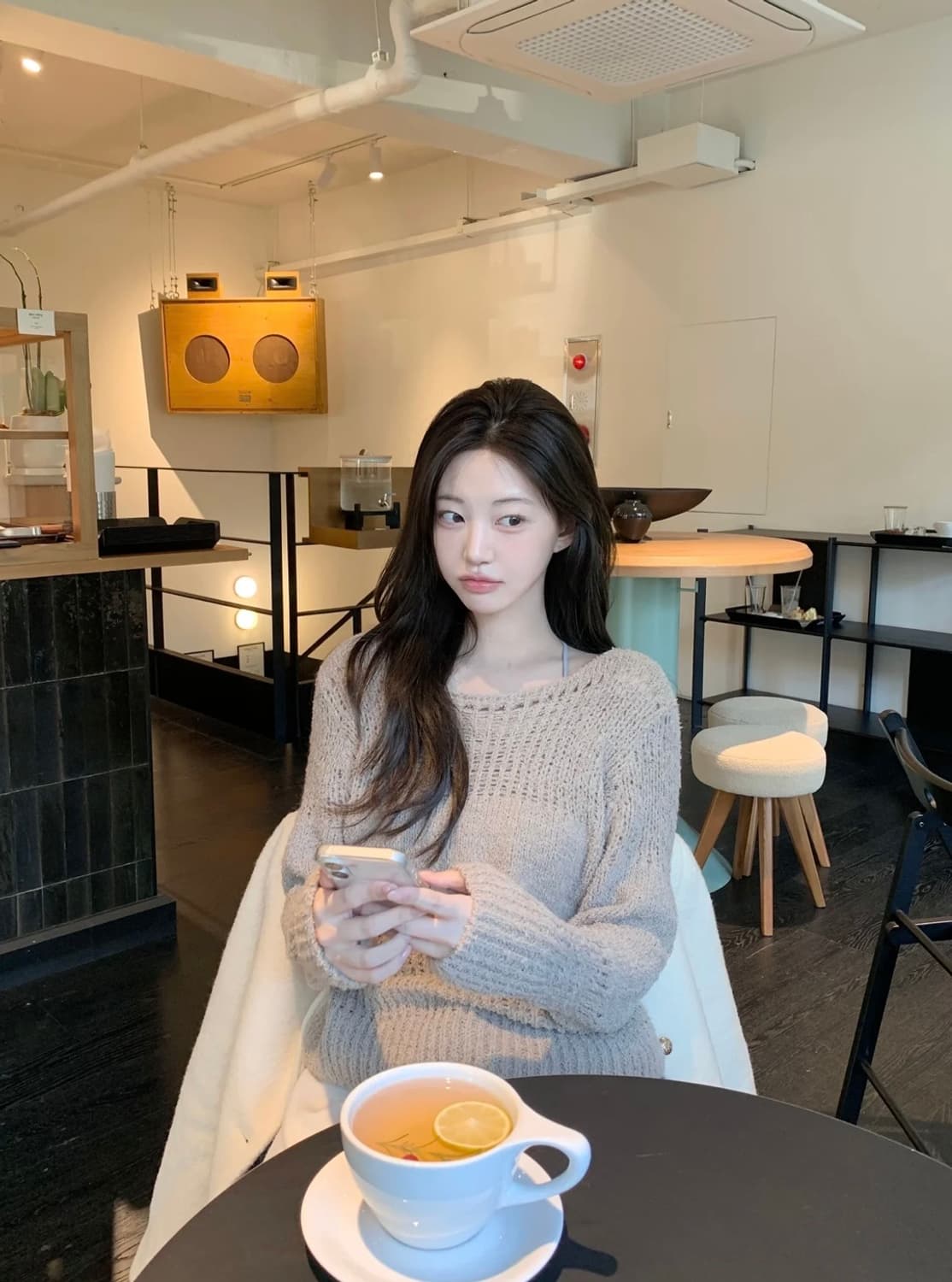 (새상품)제니오 베일라 루즈 니트 상품이미지8