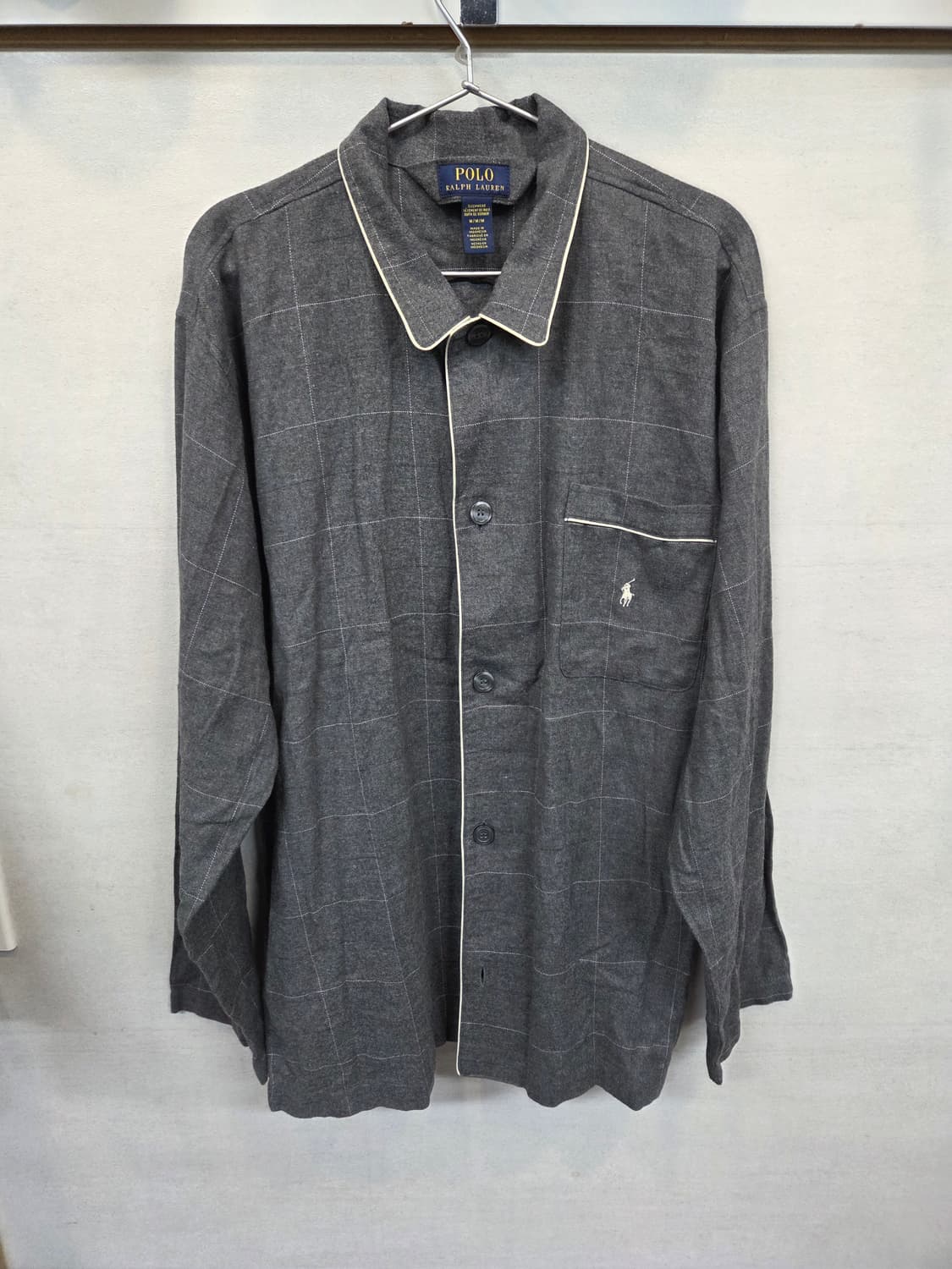 폴로랄프로렌 파자마 울 셔츠긴팔 m 상품이미지1