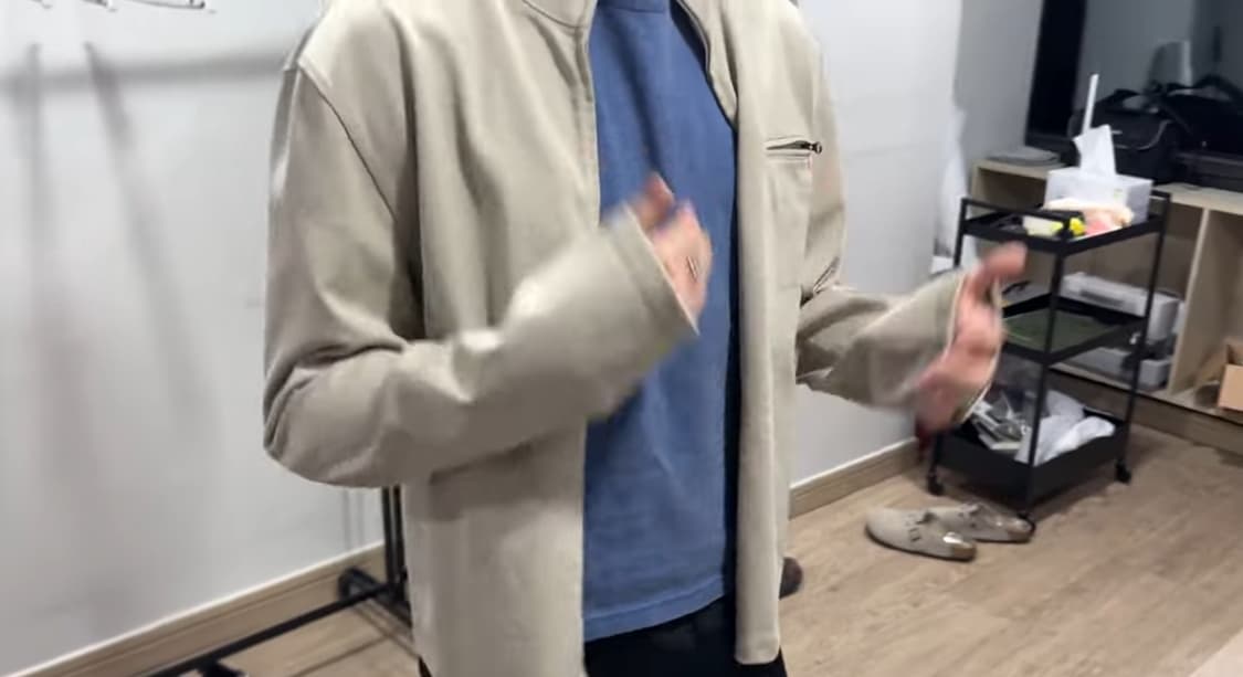 아모멘토 슬림핏 포켓 자켓 m 상품이미지1