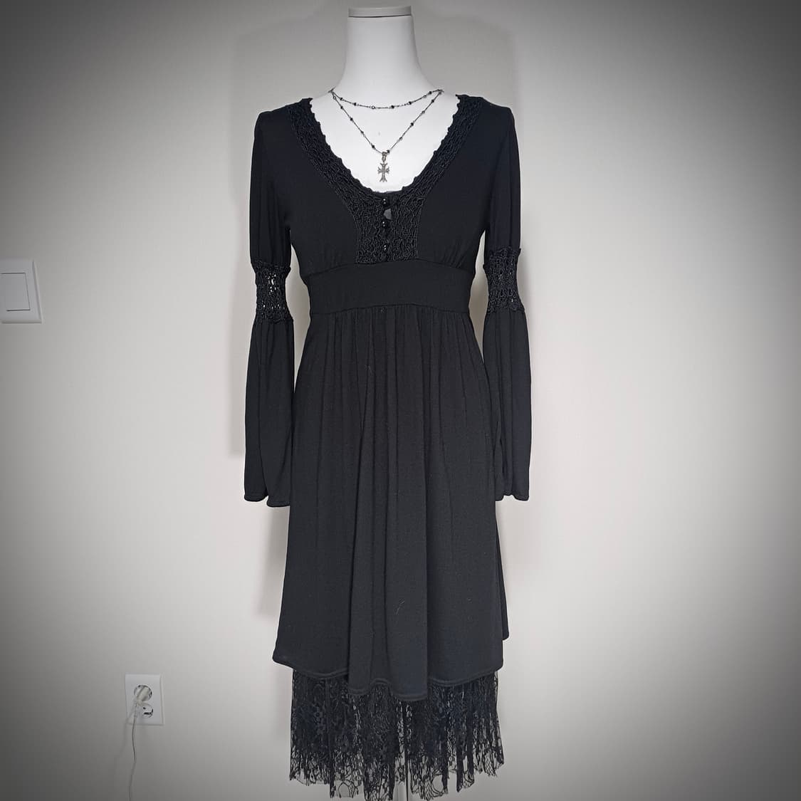 고딕 고스 원피스 코디 세트 상품이미지2