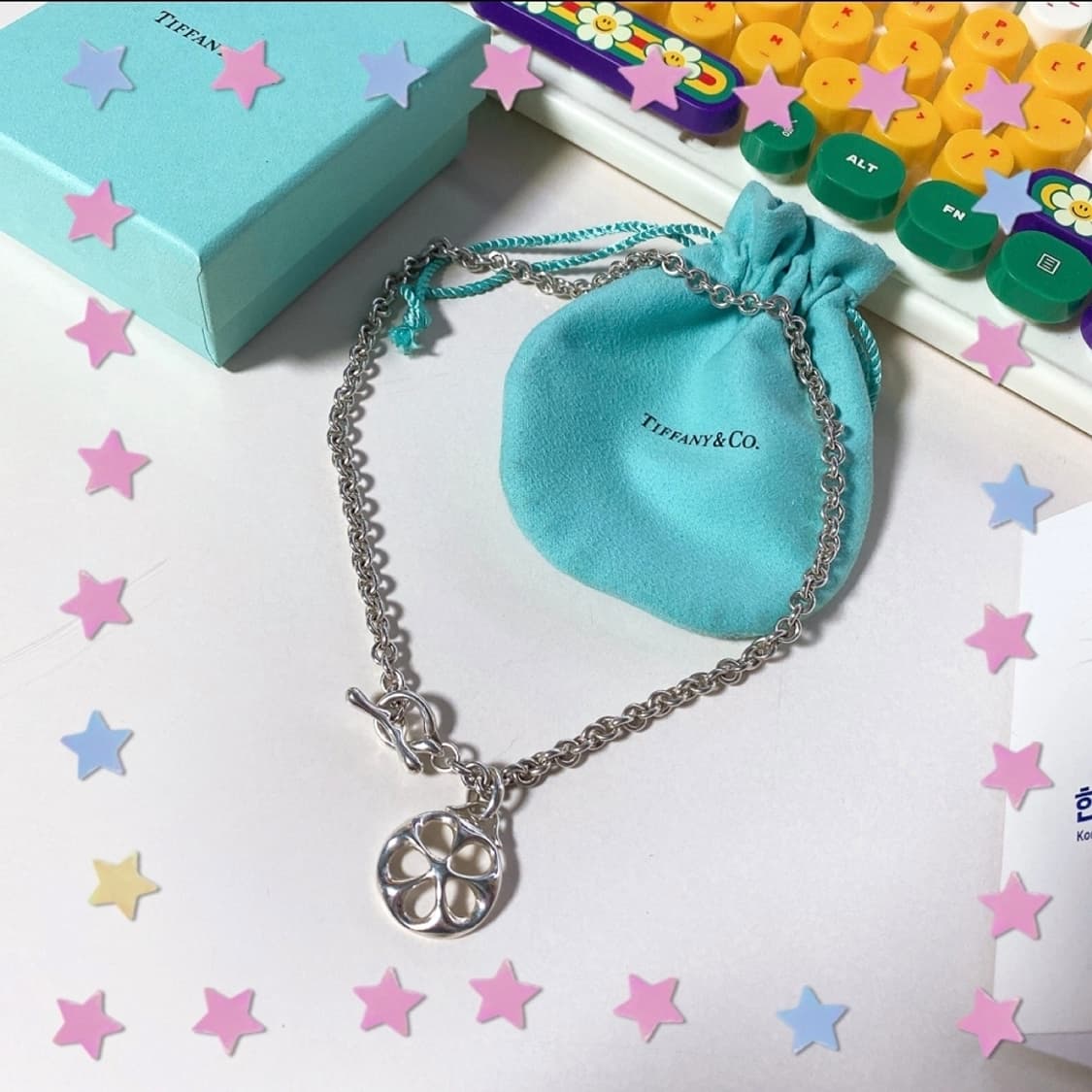 티파니앤코 한정판 데이지 토글 목걸이 상품이미지1