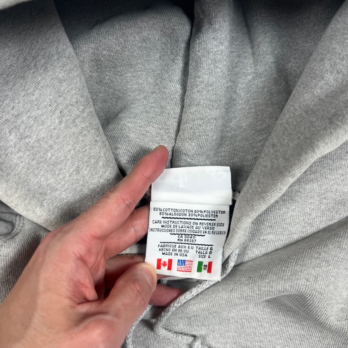 90‘s 아디다스 adidas 빅로고 후드티 상품이미지6