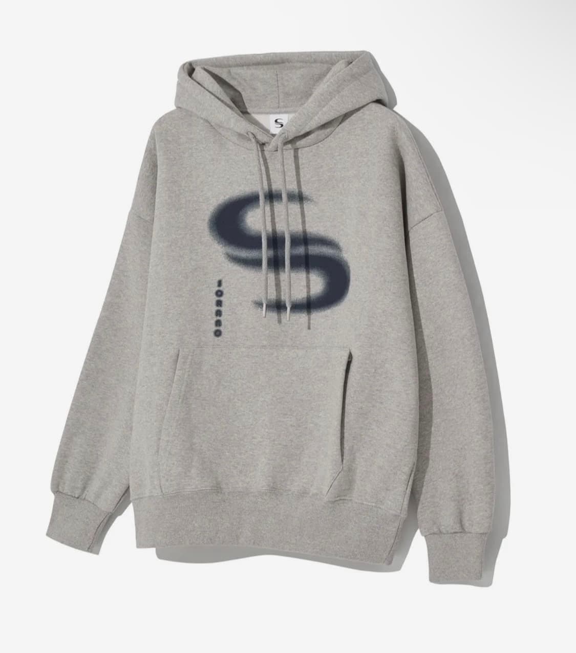 소라노 회색 후드티 상품이미지1