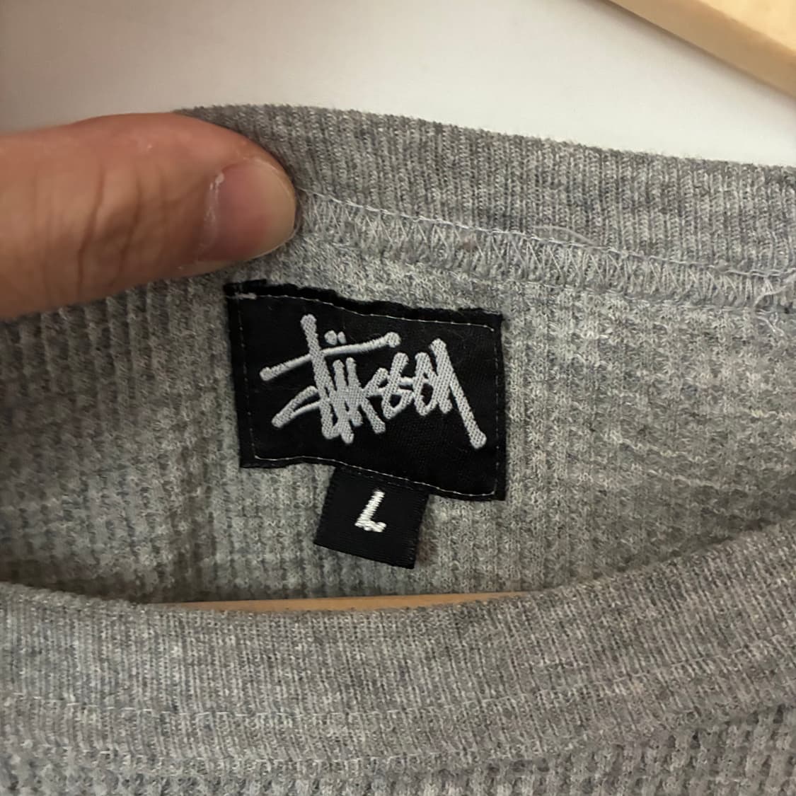 스투시 00s 와플 롱 슬리브 상품이미지3