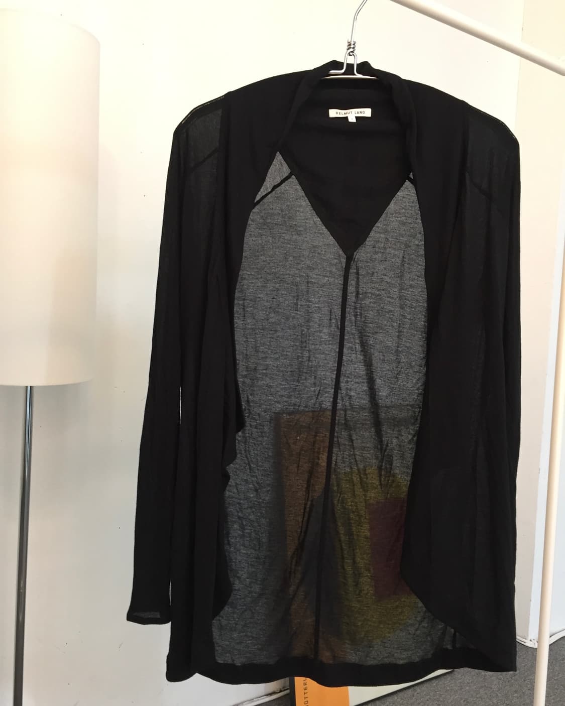 Helmut Lang 슬림핏 드레이프 가디건 상품이미지2