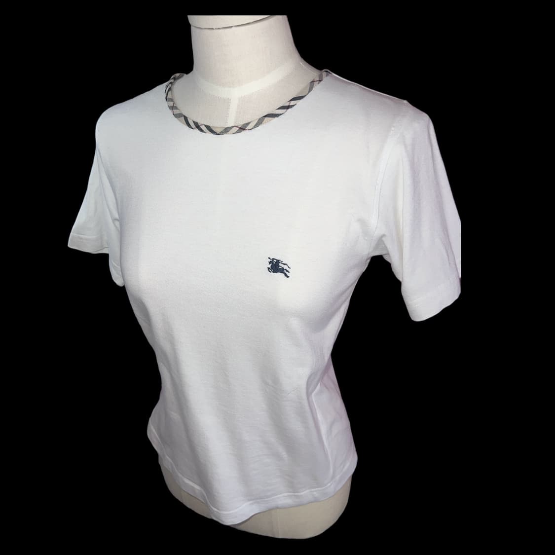 버버리 로고 화이트 티셔츠 상품이미지1