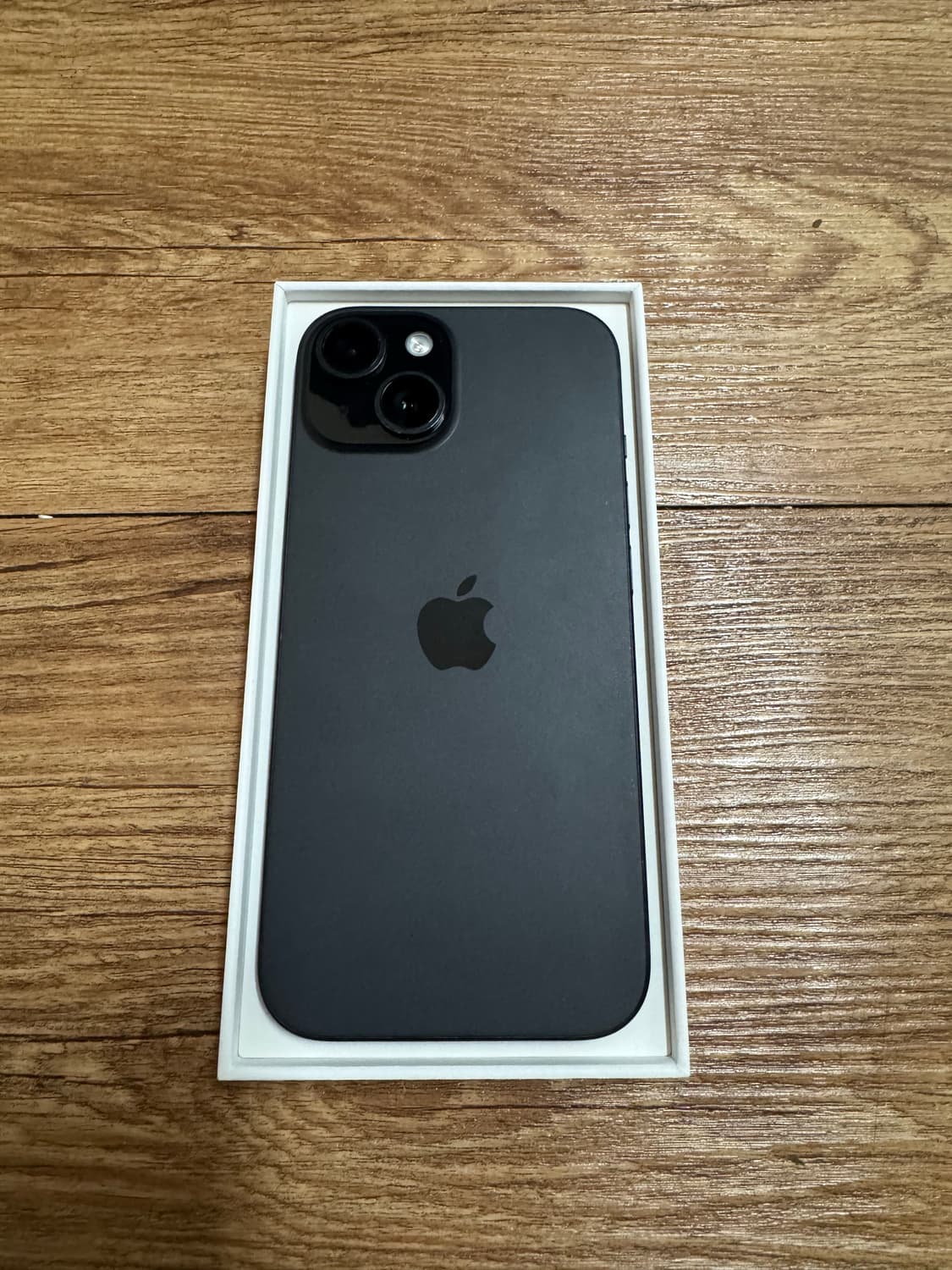 (배터리 효율 100)아이폰 15일반 블랙 128기가 상품이미지1