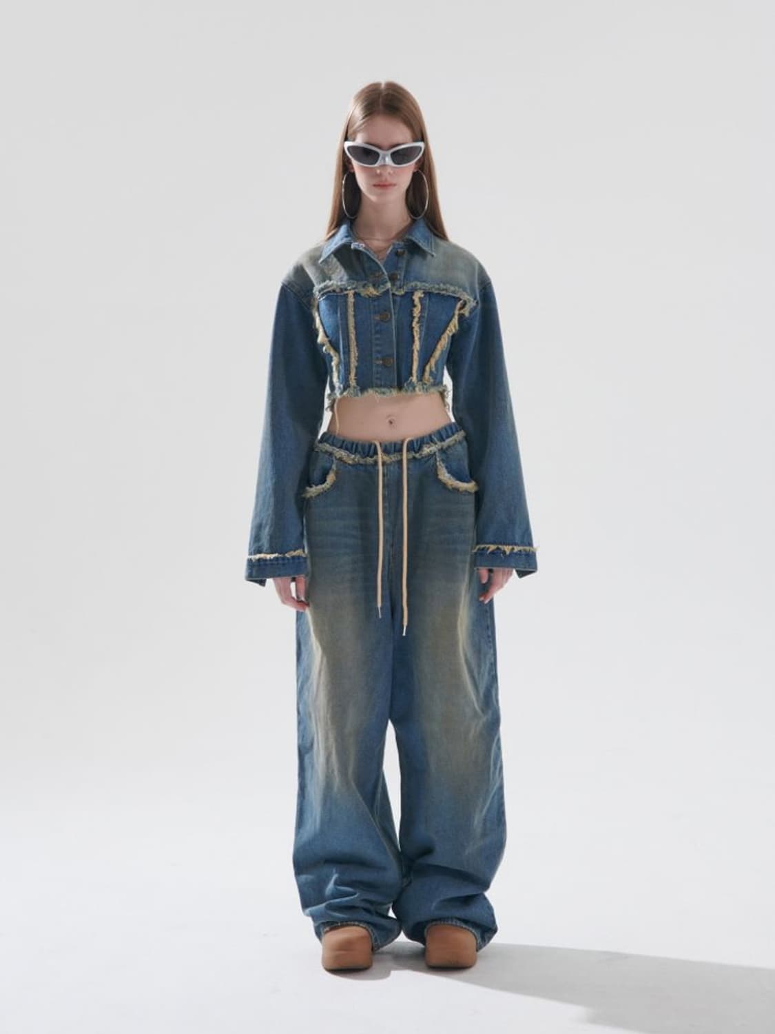 [상하세트]GATELESS 게이트리스 언더핏 자켓 & 팬츠 상품이미지1