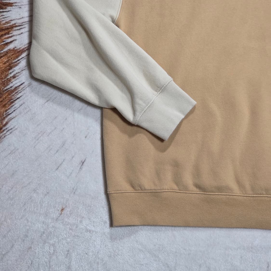 GAP 배색 브라운 후드티 상품이미지6