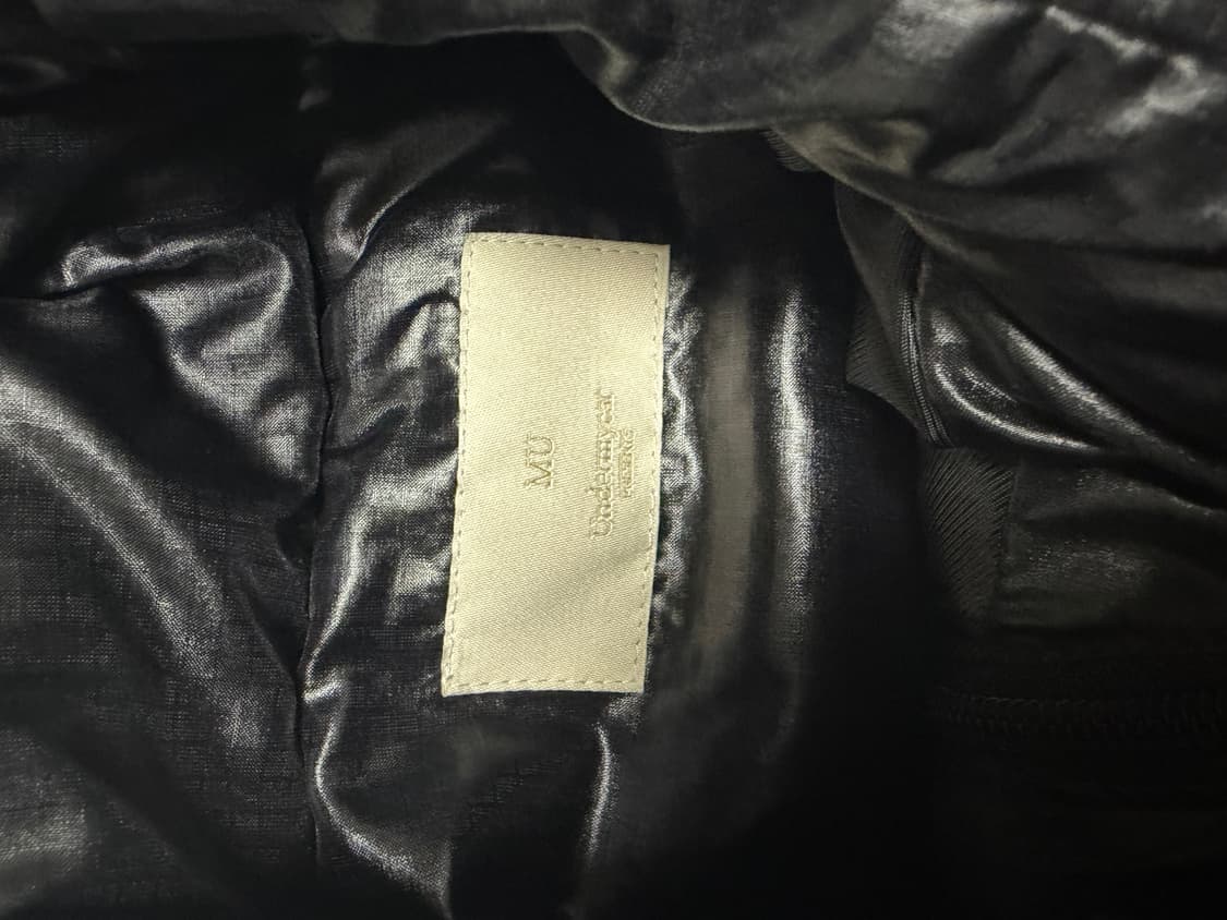 언더마이카 무.150 콤비 베이식 라이트 다운 재킷 블랙1 상품이미지6