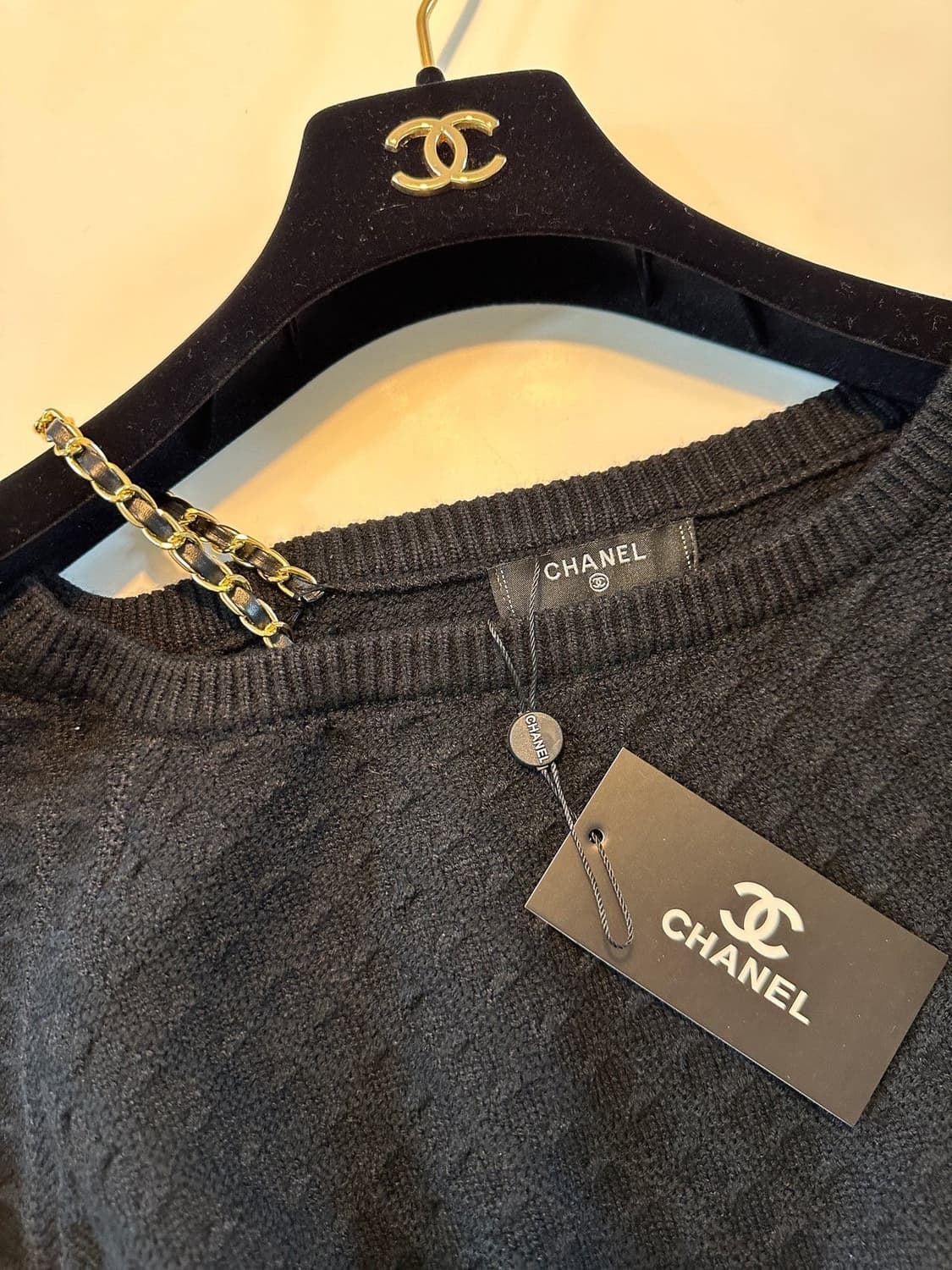 (새상품)샤넬체인니트 상품이미지4