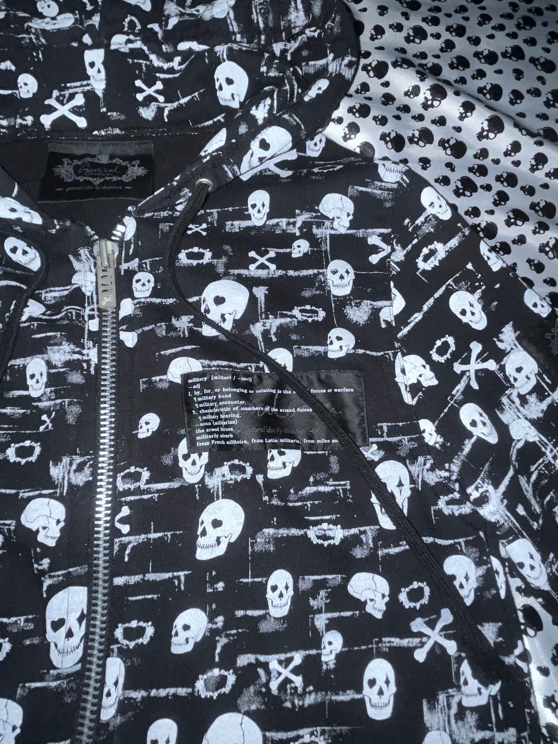 아케호무 펑크 해골 후드원피스 상품이미지4