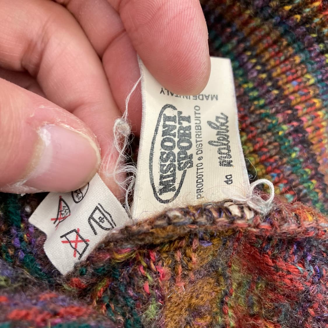 미쏘니 90s 빈티지 울 니트 상품이미지7