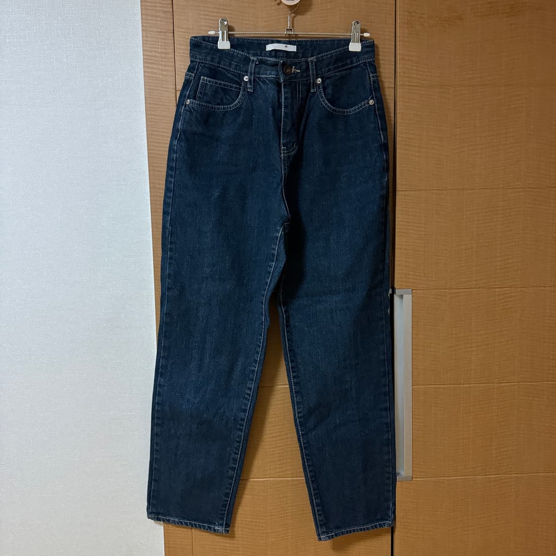 m 모멧 투엘브 절개포인트 진청 팬츠 상품이미지1