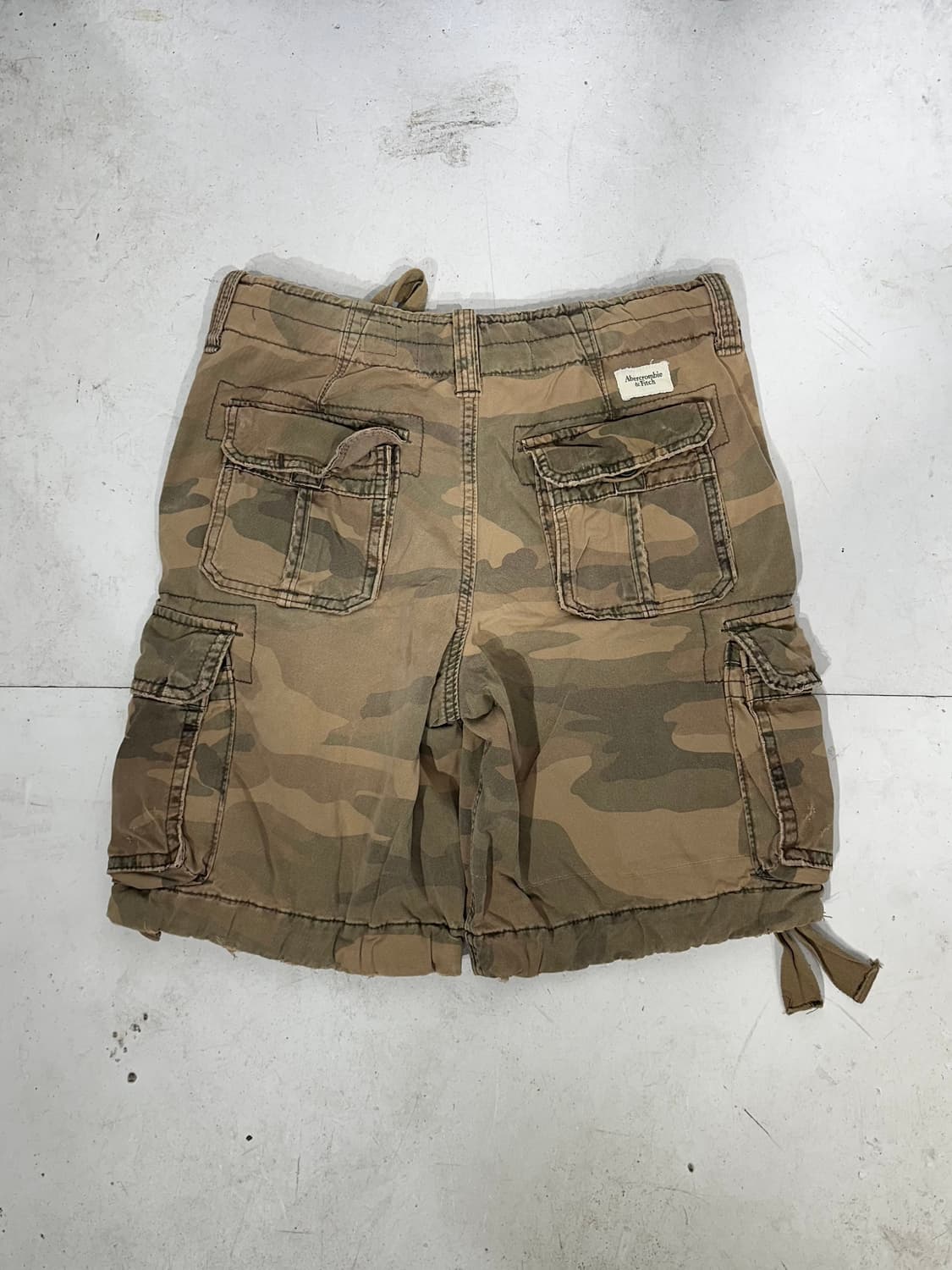 아베크롬비 베이지 워싱 밀리터리 버뮤다 카고 팬츠 반바지 30 상품이미지4