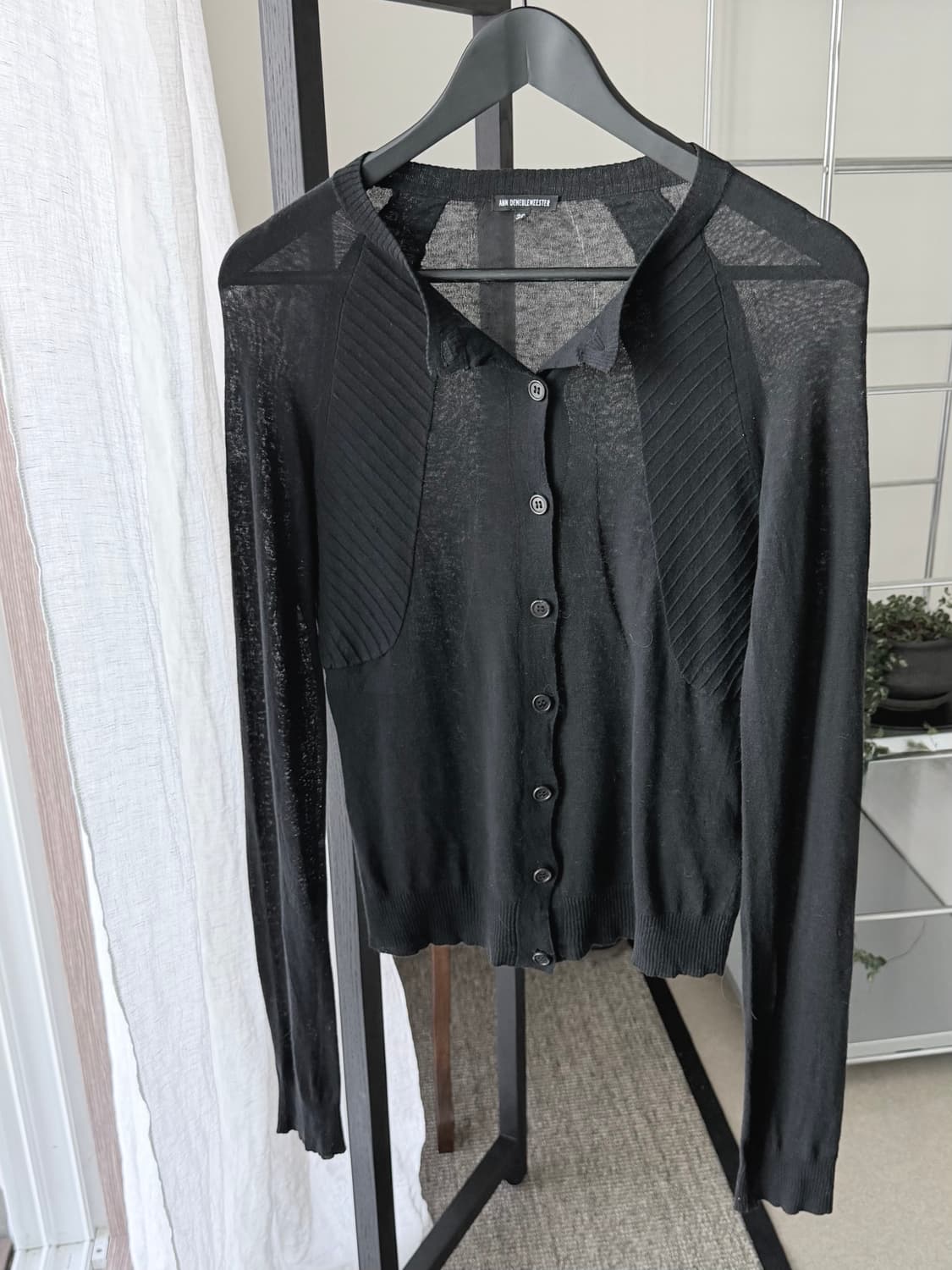 ann demeulemeester linen cardigan 상품이미지2