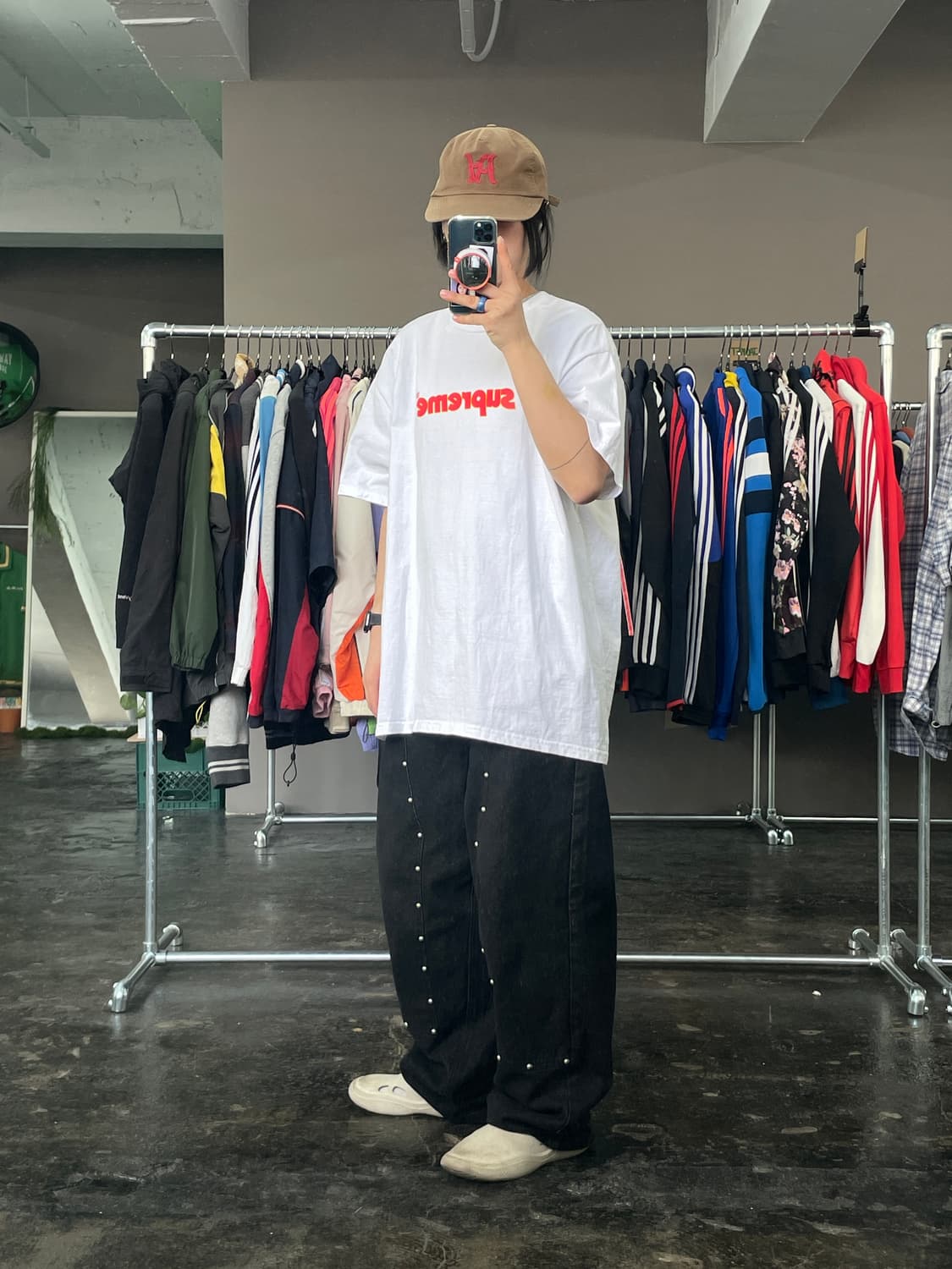 supreme 슈프림 핀라인 반팔 티셔츠(24SS) 상품이미지5