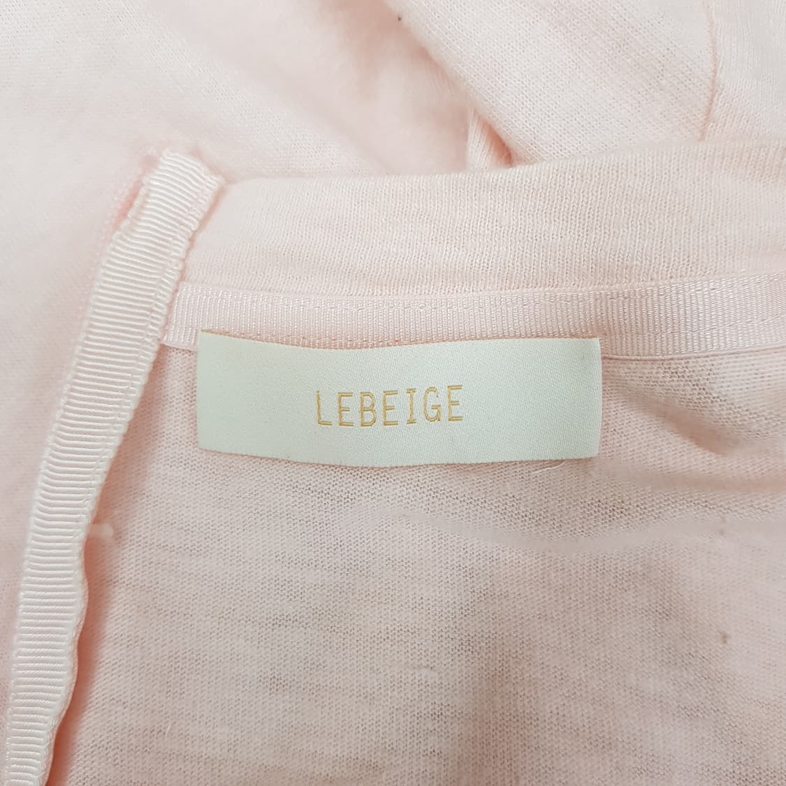 르베이지 2024 린넨 코튼 반팔 티셔츠 S사이즈 상품이미지7