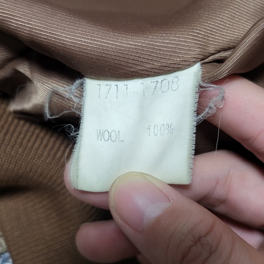 미쏘니 90s 에스닉 니트 봄버 자켓 (XL) 상품이미지8