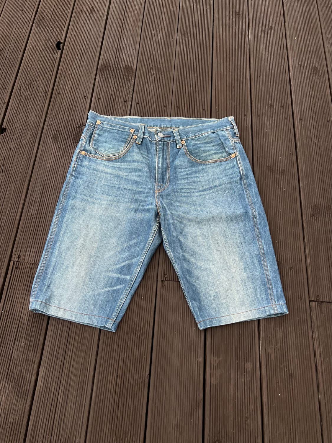 Lee 송치라벨 신치백 반바지 W34 상품이미지4
