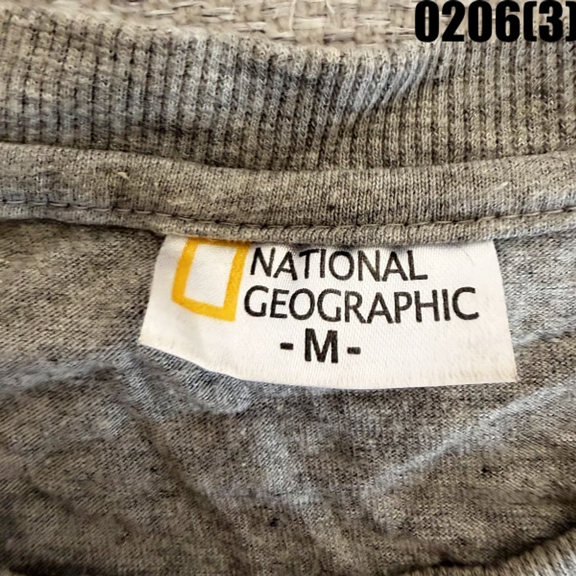 [M] 내셔널지오그래픽 긴팔 티셔츠 회색 0206(3) 상품이미지3