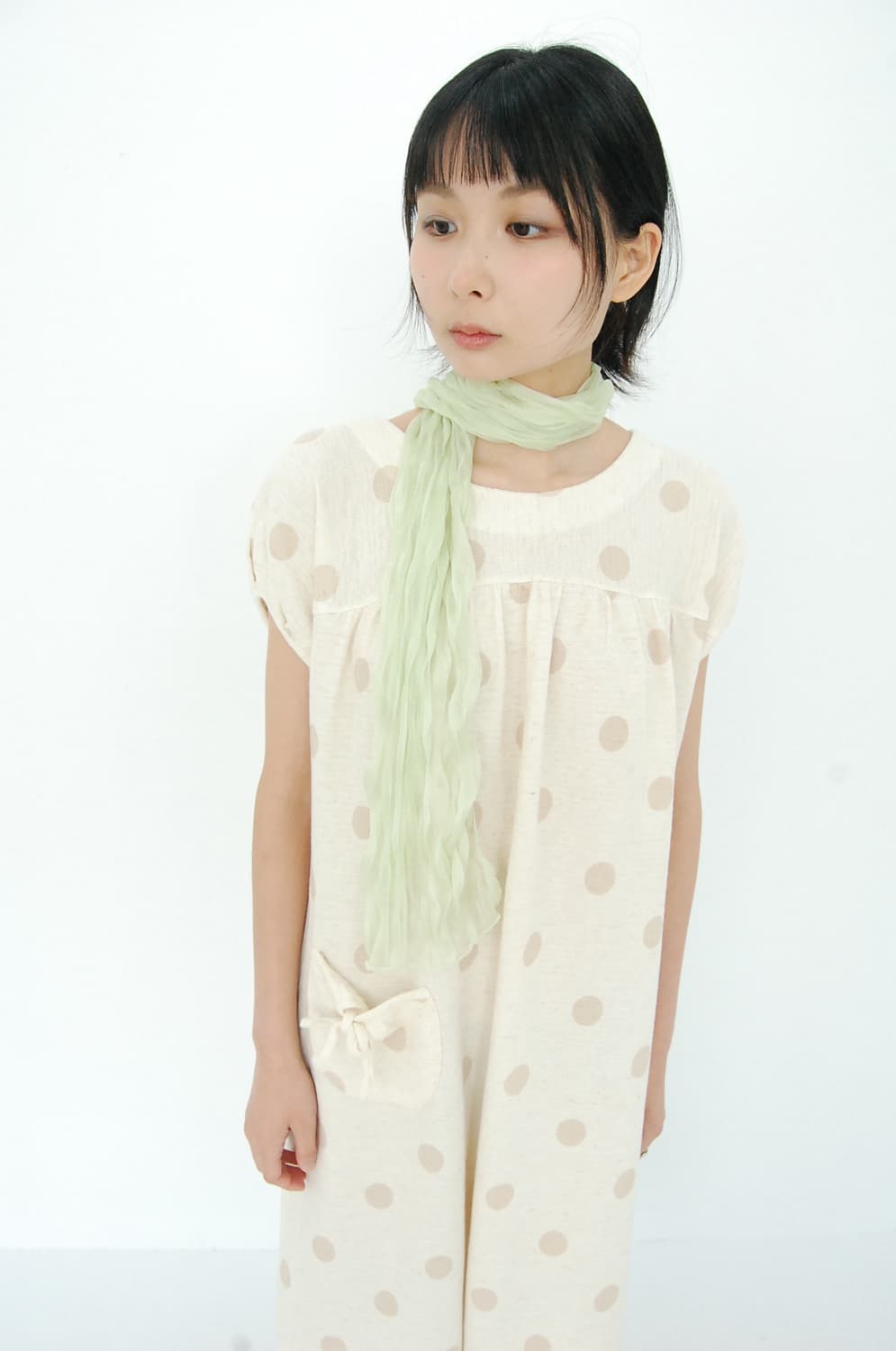 Filene linen polka one piece 상품이미지5