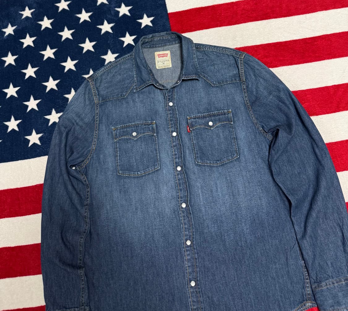 리바이스 웨스턴데님셔츠 Levi‘s Western Denim Shirt 상품이미지6