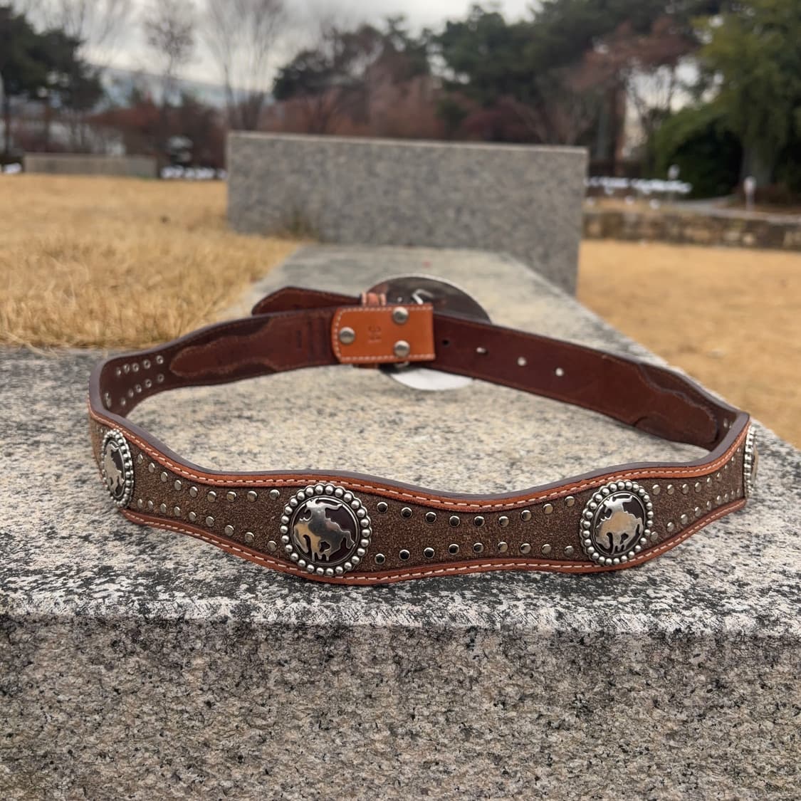 노코나 Nocona 웨스턴 콘초 레더 벨트  상품이미지4