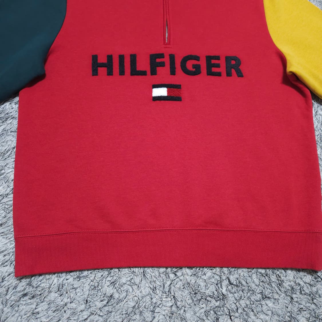 타미힐피거) L 남자 플리스하프집업 기모반집업니트 / 왕눈이샵 상품이미지5