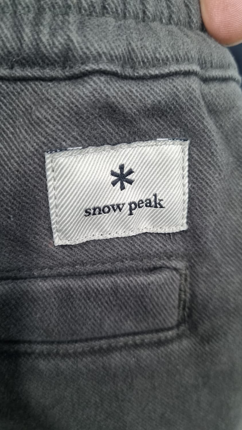 (snow peak) 차콜카키 기모 카고바지 30size 공용 상품이미지4