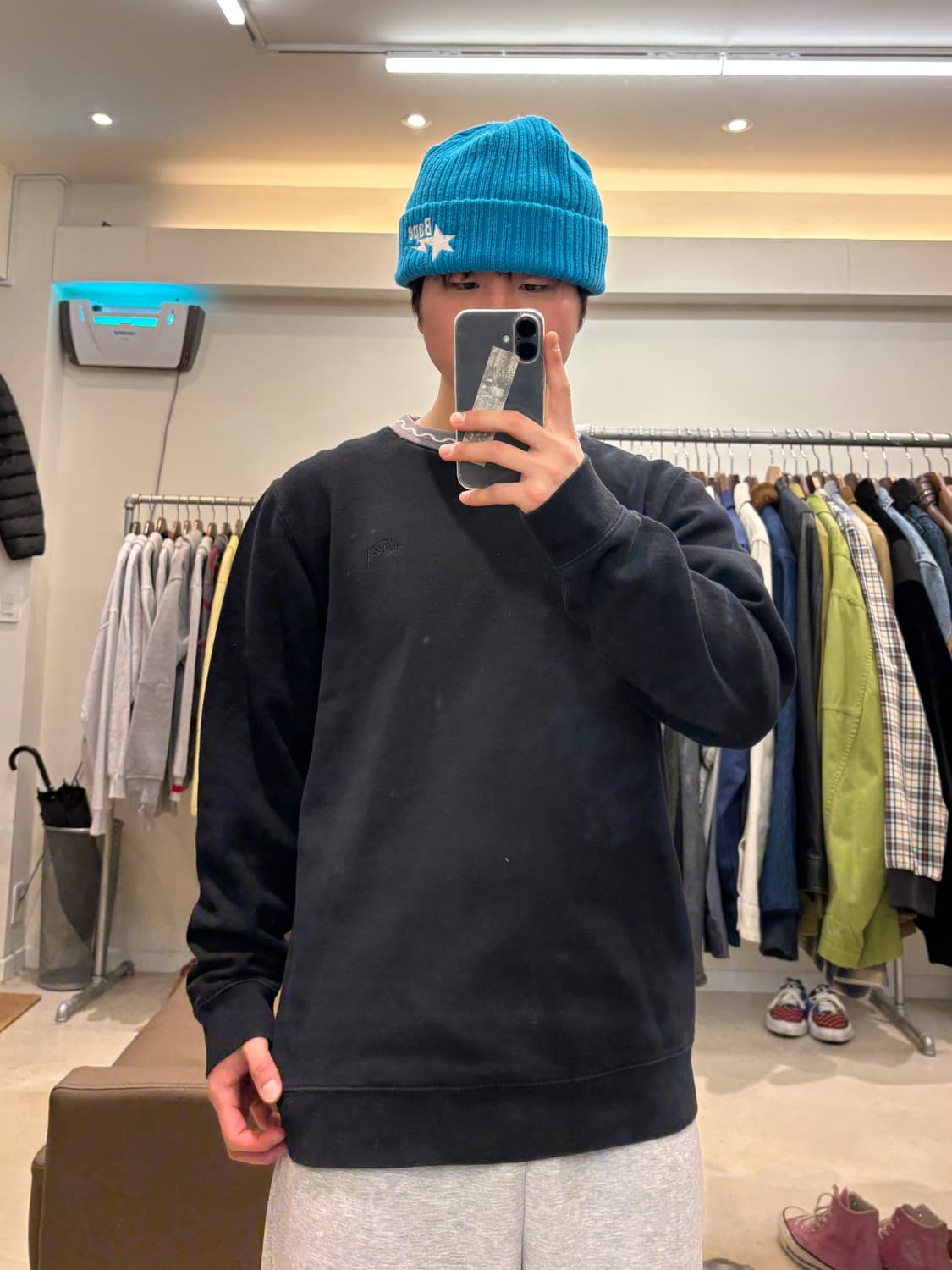 스투시 넥라인 맨투맨 상품이미지7