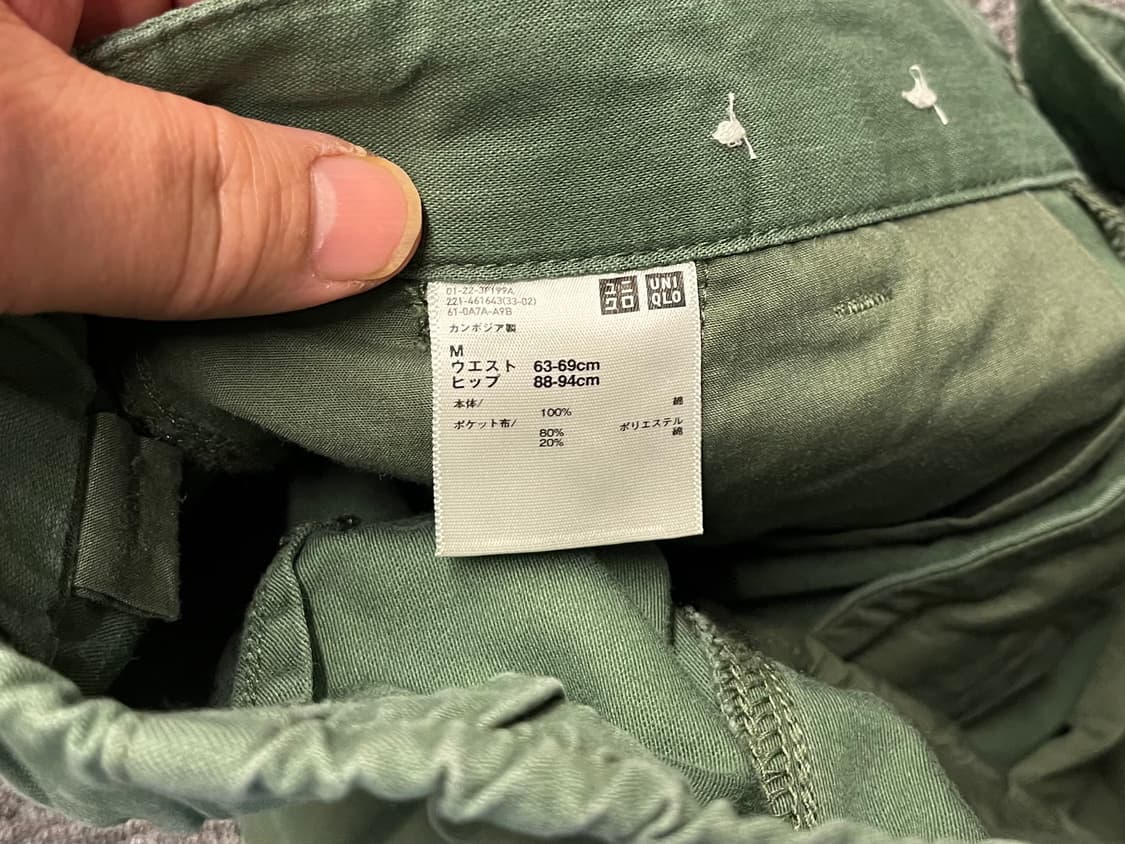 [27~30] 유니클로 우먼즈 와이드 카고팬츠 M  상품이미지3