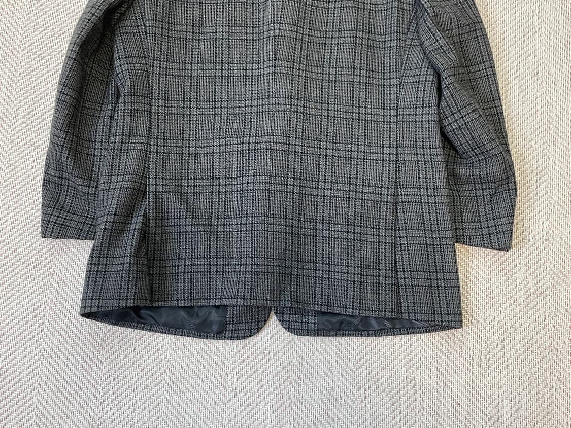안토니오 푸스코 테일러드 캐시미어 체크 블레이저  상품이미지5
