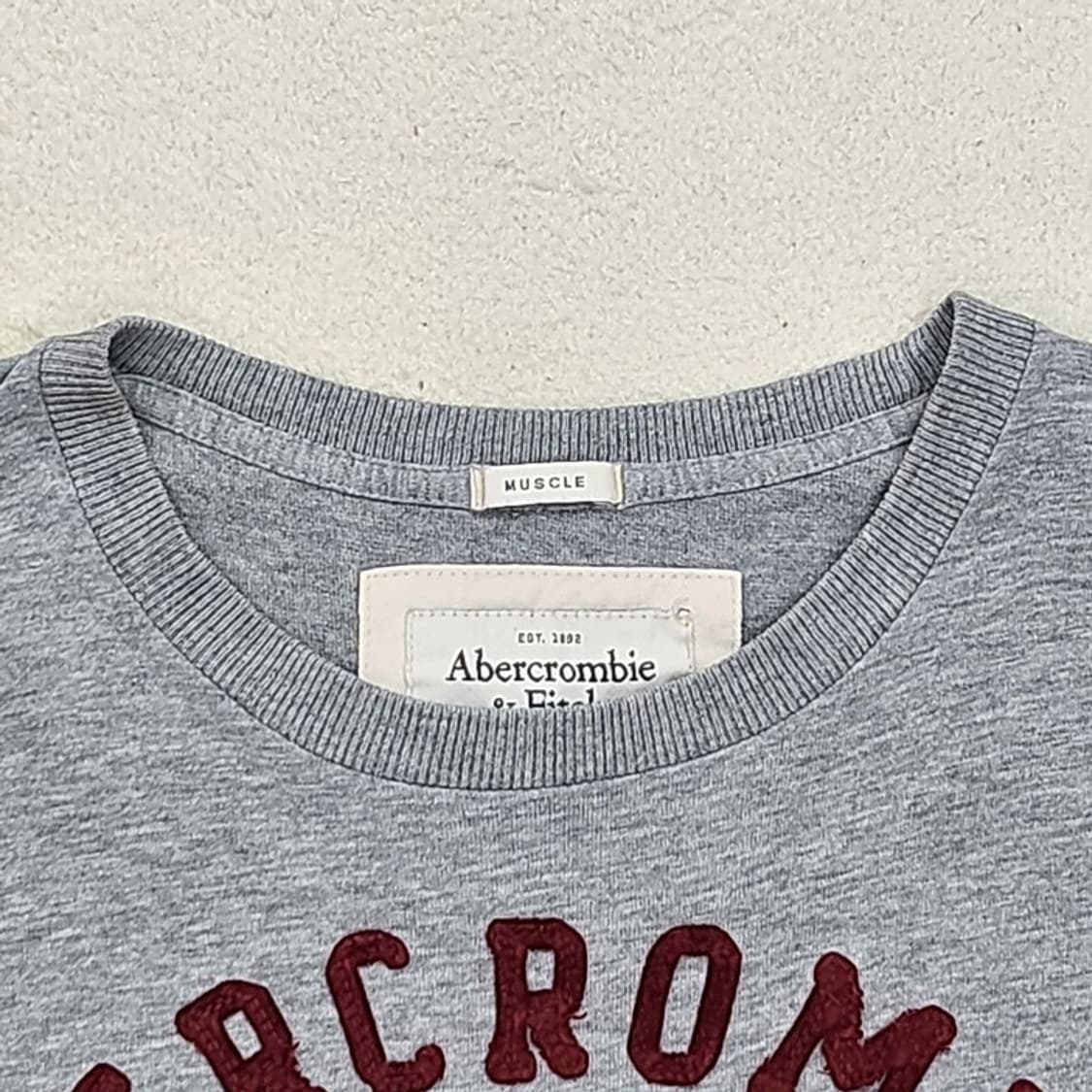 ABERCROMBIE & FITCH 그레이 롱슬리브 XXL 상품이미지4