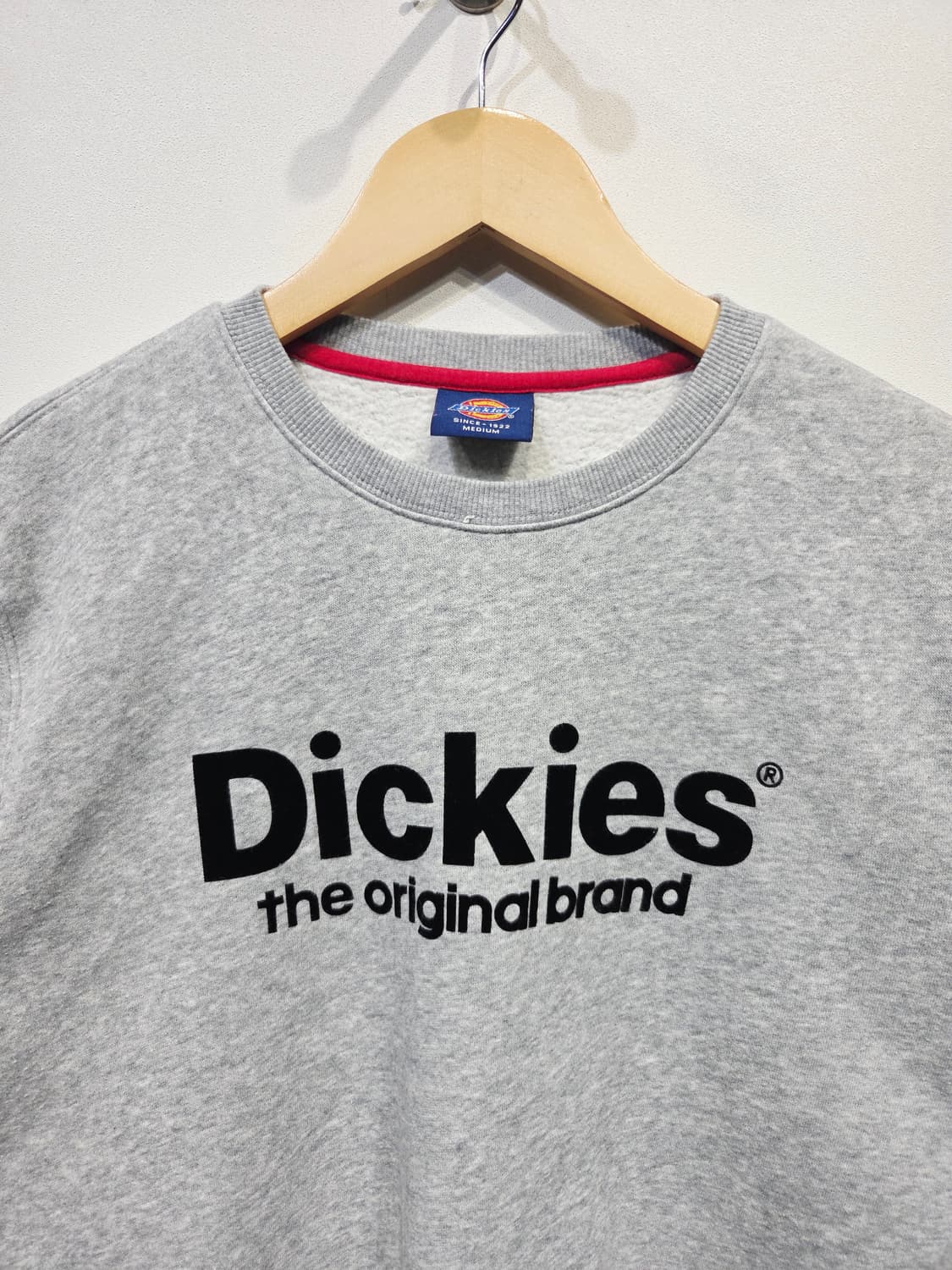 디키즈(Dickies) 빅로고 맨투맨 멜란지 그레이 상품이미지3