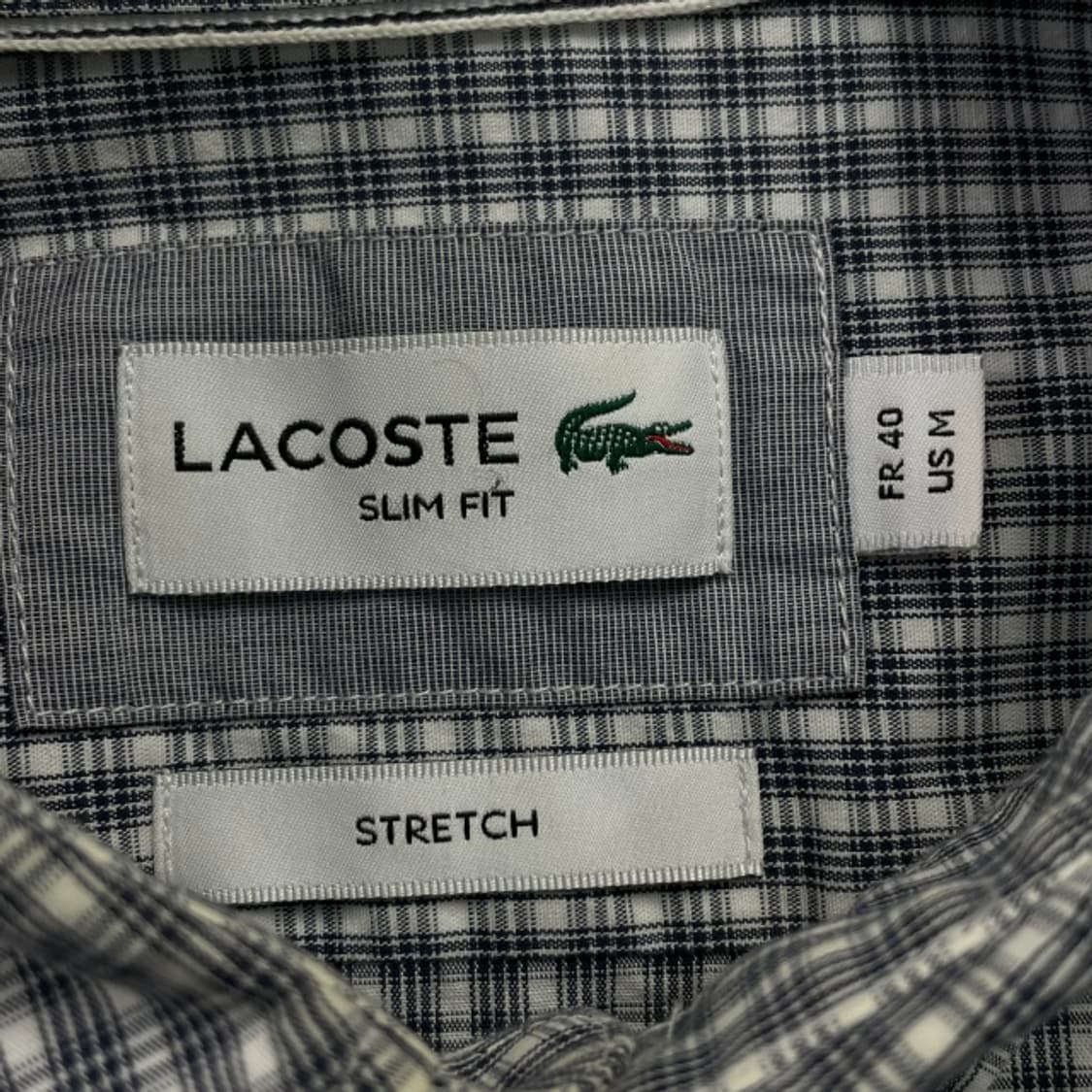 95 라코스테 체크셔츠 상품이미지3