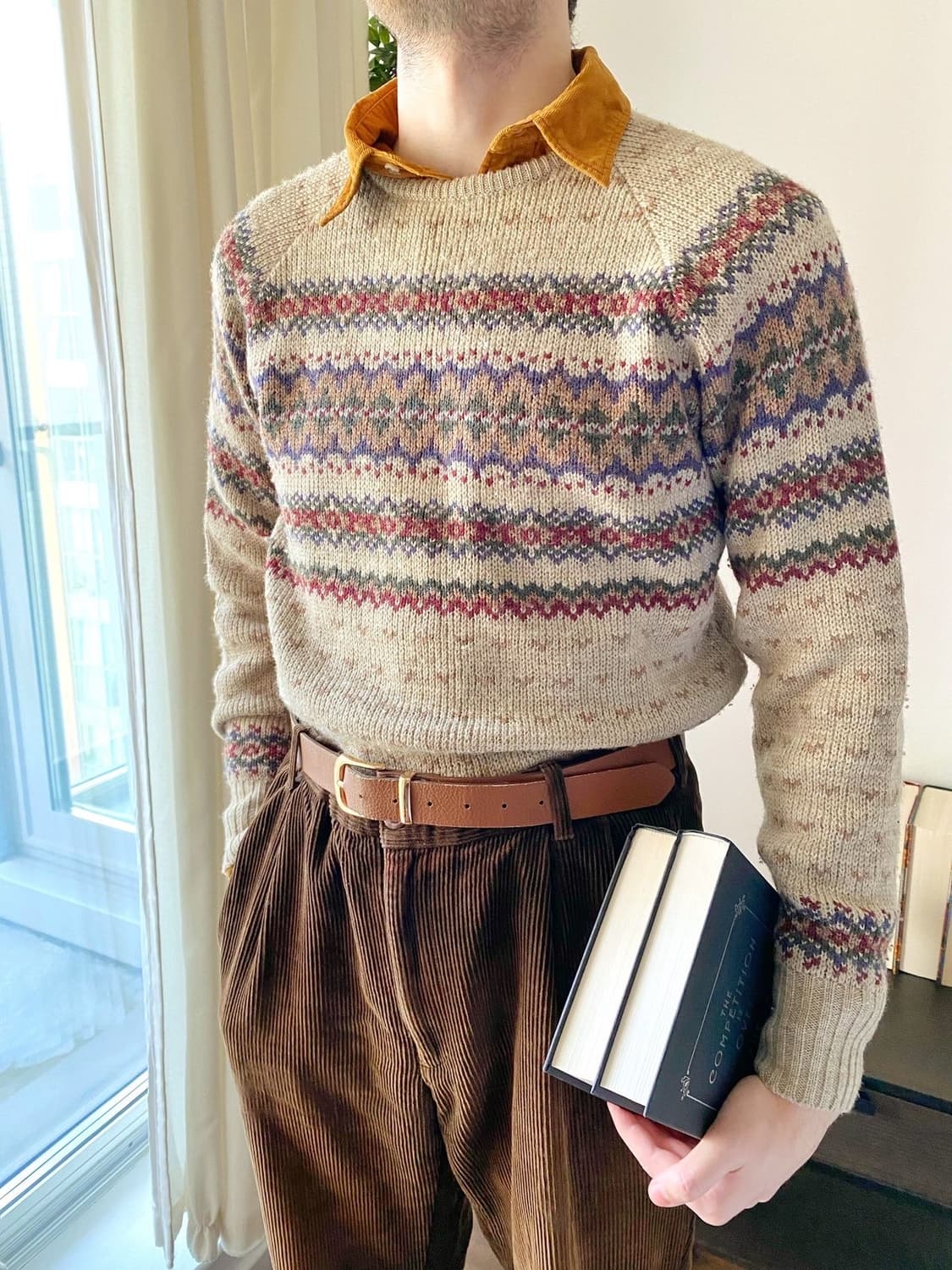 빈티지니트_페어아일 패턴니트 (울100) 상품이미지8