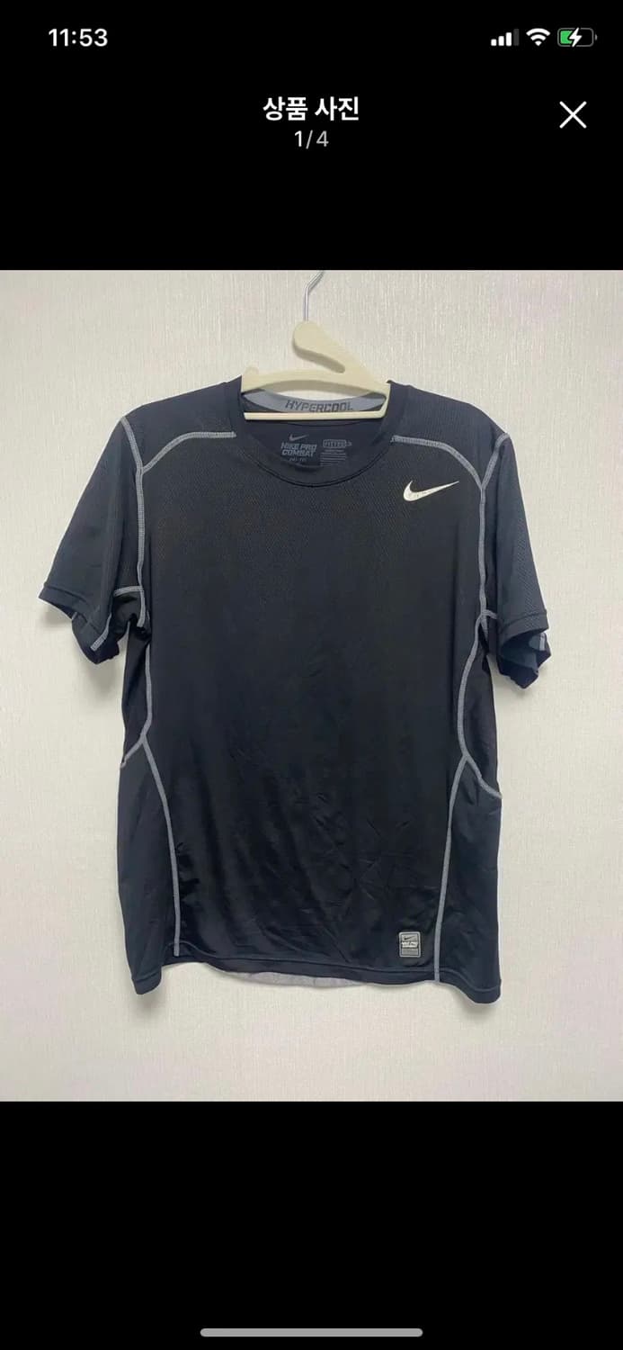 NIKE 나이키 프로 컴뱃 티셔츠 XL사이즈 상품이미지1