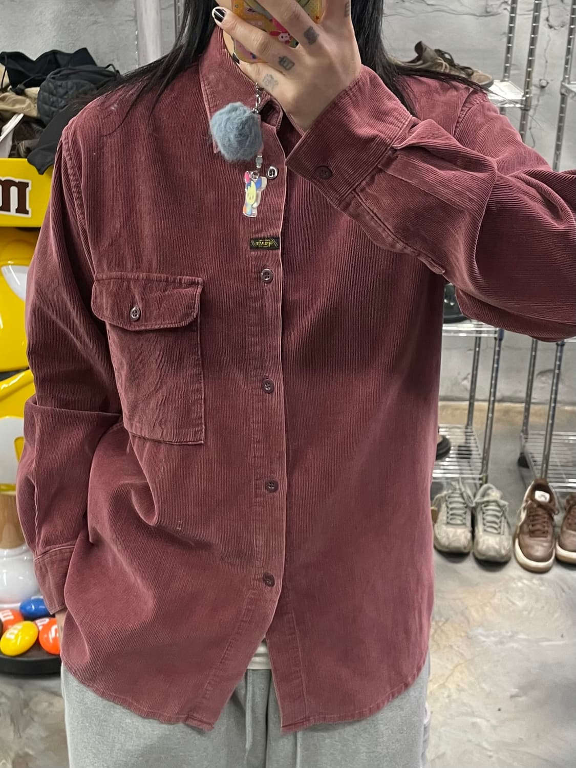 00s 마리떼 프랑소와저버 코듀로이 셔츠 상품이미지8
