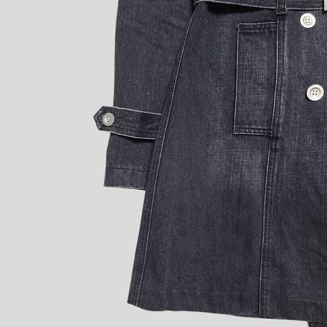 질스튜어트 데님 더블 코트 상품이미지4