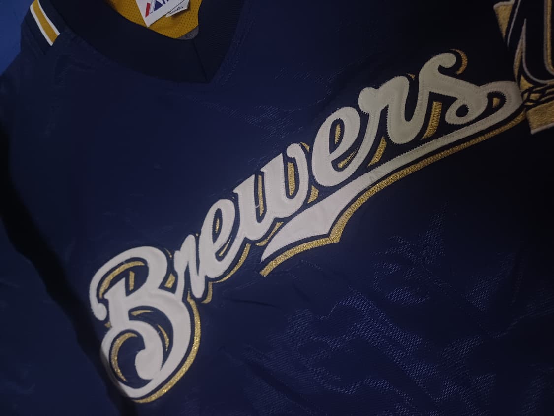 MLB 마제스틱 밀워키 브루어스 웜업 상품이미지2