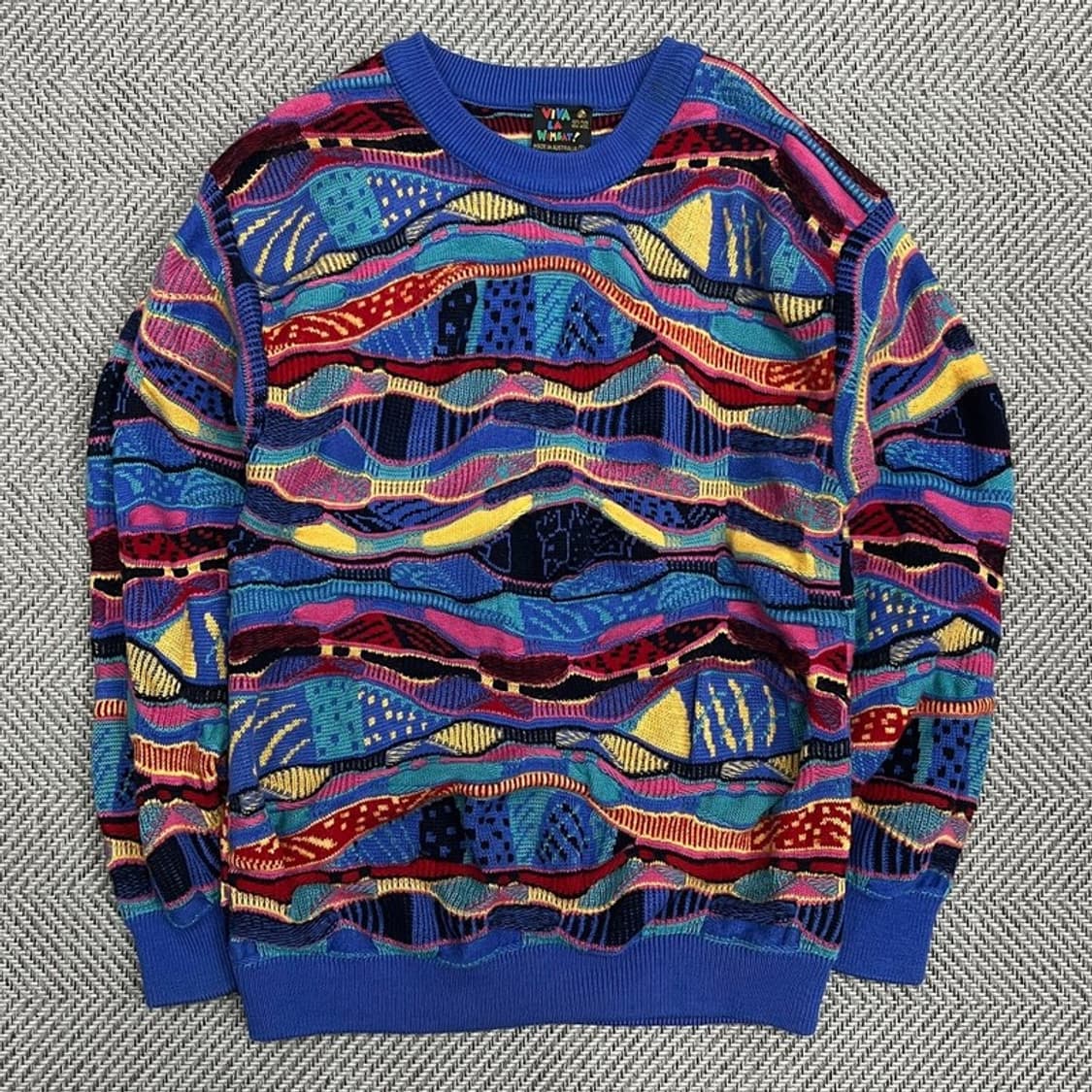 오스트레일리아 입체 케이블 스웨터 v0889 상품이미지1