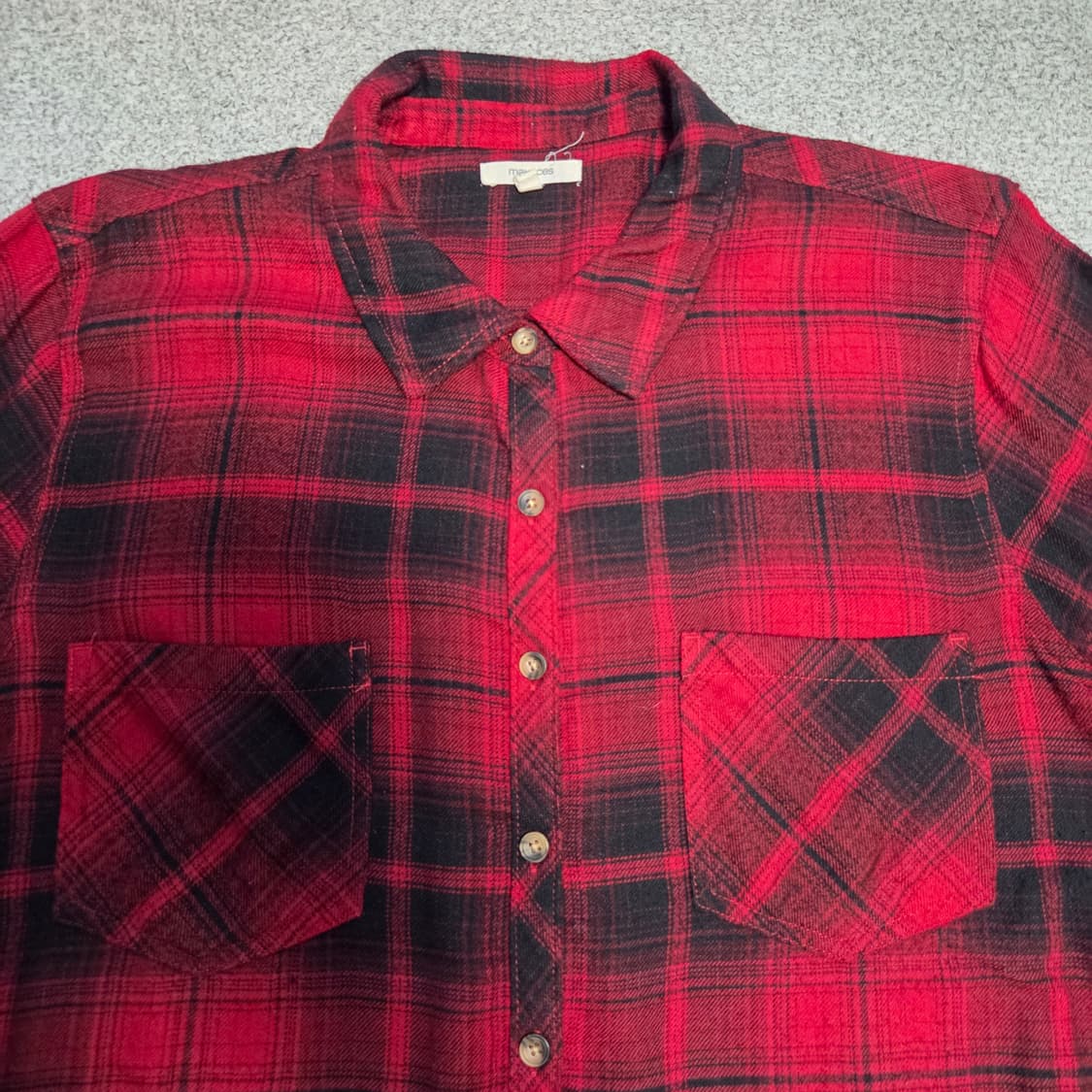 Maurices 마우릭스 플란넬 체크셔츠 L(100) 상품이미지2