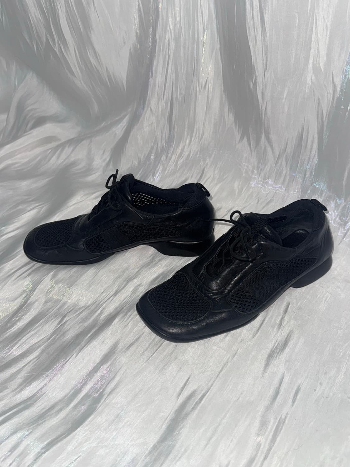 Prada sports mesh leather sneakers 상품이미지2