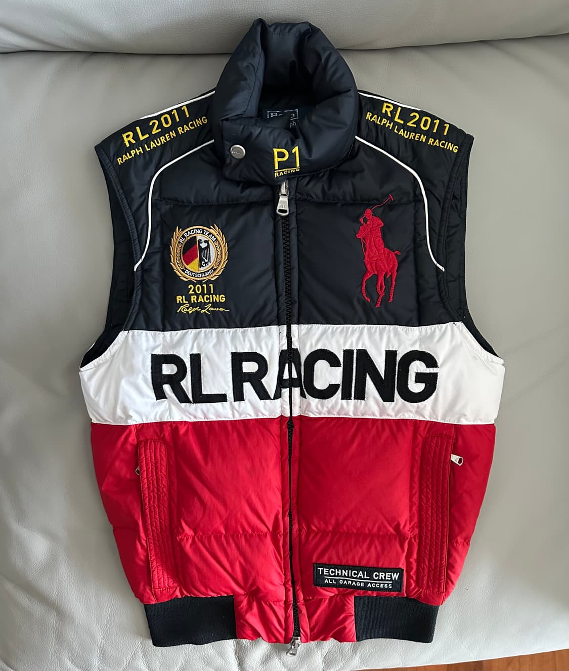 폴로 랄프로렌 빅포니 레이싱 패딩조끼 S 상품이미지2