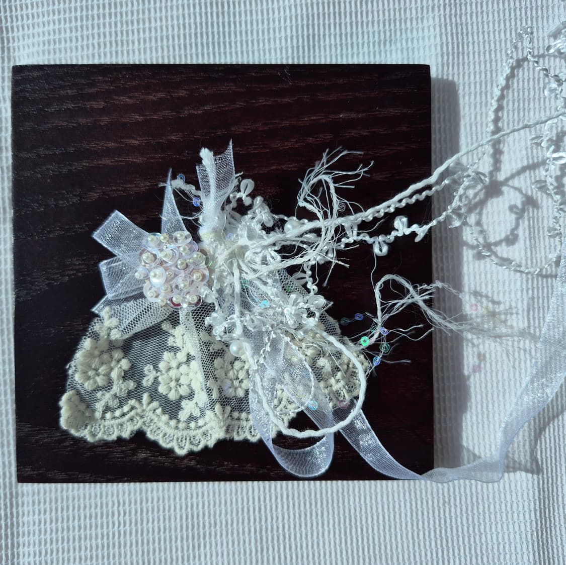 [브로치] wedding corsage style lace brooch 상품이미지1